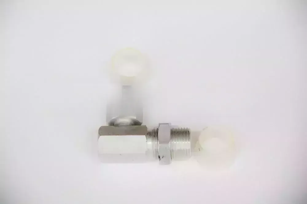Фитинг переходный O-Ring x O-Ring 1/2×1/2 №8 10мм алюминий 90° 22