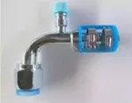Фитинг под клипсу сталь гайка 7/8 — сталь диаметр трубки 5/8 G10 №10 #10 13мм O-Ring 90° елка Air-o-Crimp 25