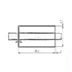 Фитинг под обж сталь гайка — сталь Ø резьбы 1 1/16″ 14 UNF Ø трубки 3/4″G12 №12 #12 16мм 90° со стак O-Ring с портом R134a 26