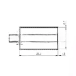 Фитинг под обжим сталь гайка — сталь Ø резьбы 7/8″ 14 UNF Ø трубки 5/8″ G10 №10 #10 13мм 180° со стаканом O-Ring с портом R134a 26
