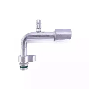 фитинг под обжимку алюминий O-Ring с креплением Ø трубки 5/8″ G10 №10 #10 13мм 90° с портом L со стаканом