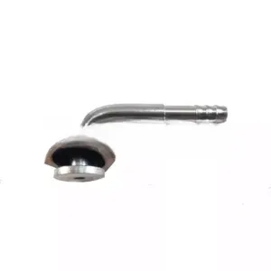 Фитинг под обжимку сталь Ø резьбы 1″ 14 UNS Ø трубки 3/8″ G6 №6 #6 8мм 90° без стаканаORFS