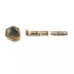 Фитинг под обжимку сталь Ø резьбы 11/16″ 16 UN Ø трубки 3/8″ G6 №6 #6 8мм 180° без стаканаORFS 27