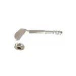 Фитинг под обжимку сталь Ø резьбы 11/16″ 16 UN Ø трубки 3/8″ G6 №6 #6 8мм 90° без стаканаORFS 28
