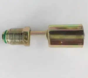 Фитинг подвижная гайка сталь Ø резьбы 3/4″ 18UNF Ø трубки 1/2″ G8 №8 #8 10мм 180° со стаканом O-Ring