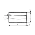 Фитинг подвижная гайка сталь Ø резьбы 3/4″-18UNS Ø трубки 1/2″ G8 №8 #8 10мм 90° со стаканом O-Ring 26