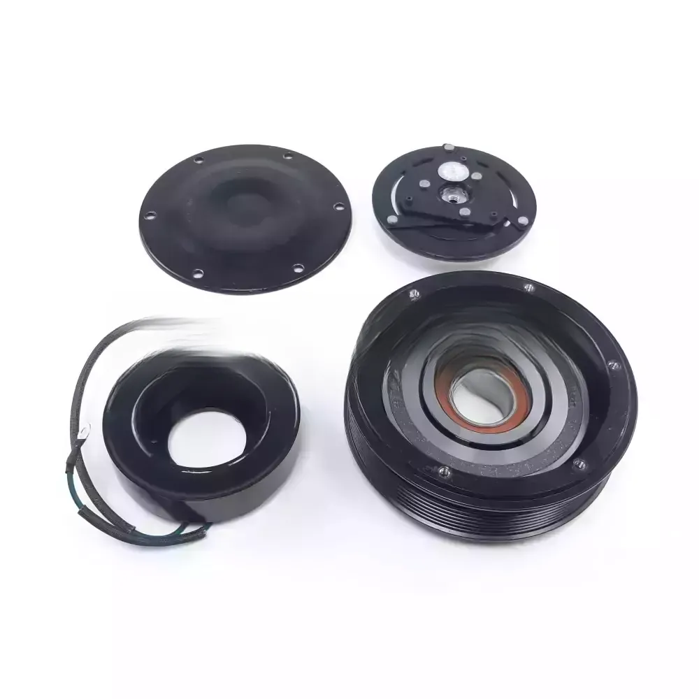 Комплект 12V шкив 8PK 145x51x30 mm приж пластина пыльник муфта Аналог Denso на John Deer 21