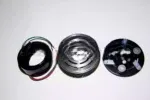 Комплект шкив 111x35mm приж пластина CRV 24 JSS 7PK pully outer D-106 bearing size 35x48x20 муфта эл 12V 26
