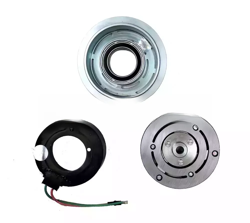 Комплект 12V шкив 8PK 145x51x30 mm приж пластина пыльник муфта Аналог Denso на John Deer 22