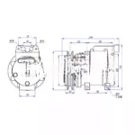 Компрессор кондиционера 5S-10PA15 28
