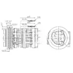 Компрессор кондиционера TM-21 А2 24V 27