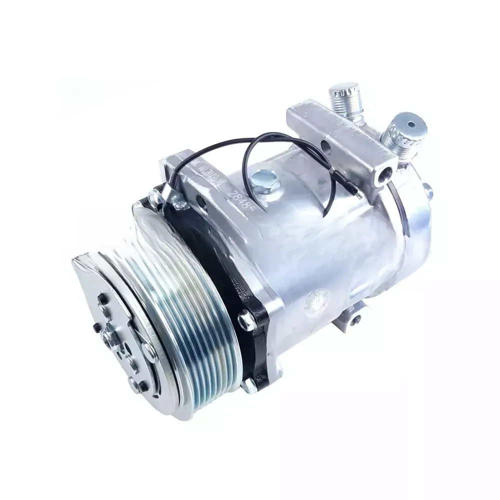 Компрессор кондиционера 7H15 24v PV8 выходы вертикальные O-ring 3/4″-7/8″ 21