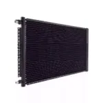 Радиатор кондиционера 12″х21″х18 мм тип D вход резьба 3/4″-16UNF выход резьба 5/8″-18UNF O-Ring 25