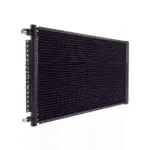 Радиатор кондиционера 14″х27″х18 мм тип D вход резьба 3/4″-16UNF выход резьба 5/8″-18UNF O-Ring 25
