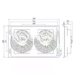 Вентилятор 10″ 12V 2x80W PUSH 28