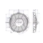 Вентилятор 10″ 24V 100W PUSH 26