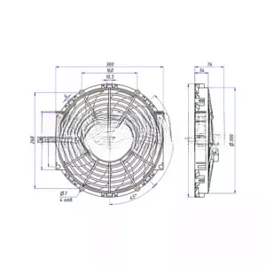 Вентилятор 12″ 24V 120W PULL 3
