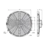 Вентилятор 16″ 24V 220W PULL 28