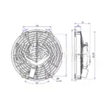 Вентилятор 9″ 24V 120W PUSH 28